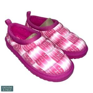 UGG Women’s Tasman LTA Wavelength Pink Quilted Slippers Size 6 NEW Rare